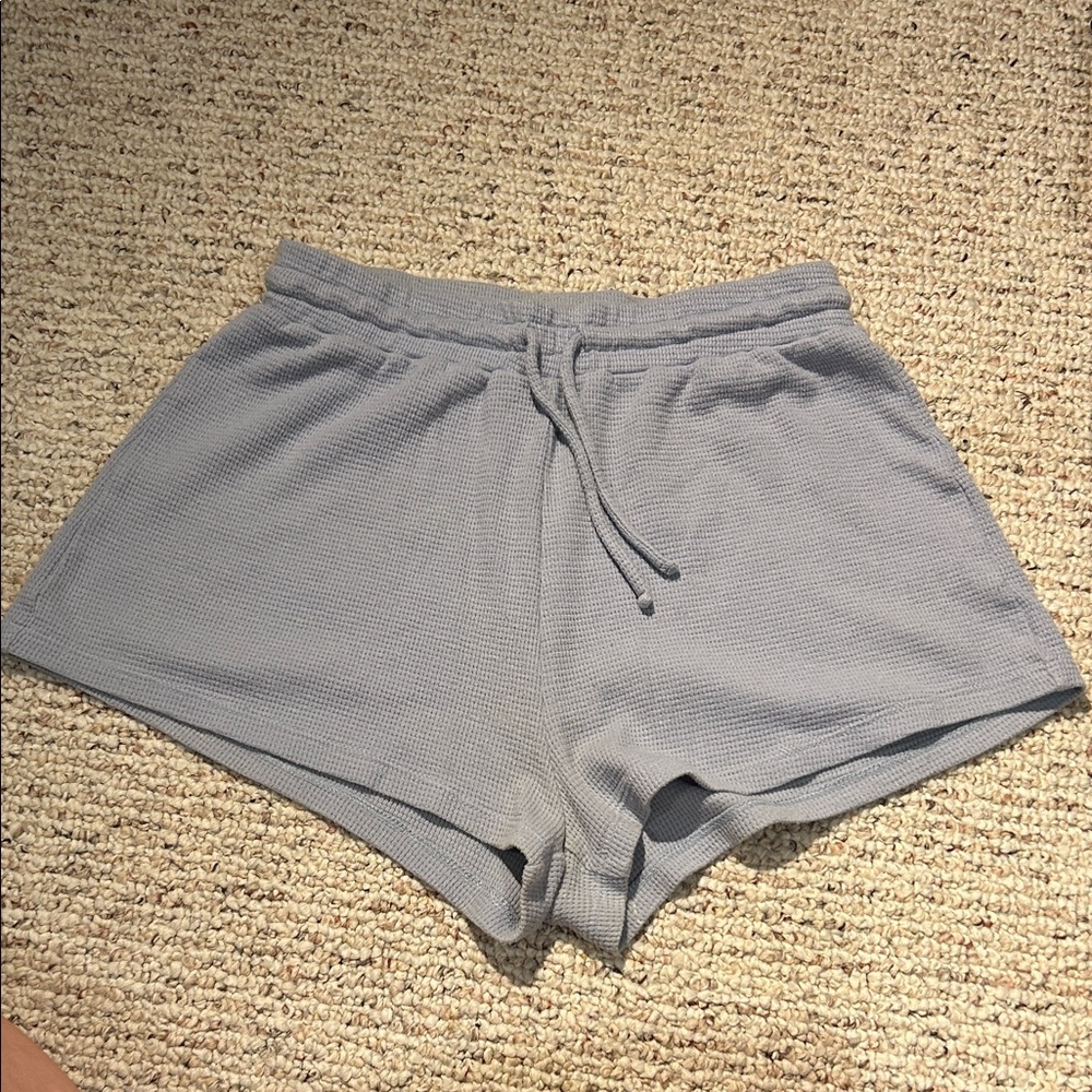 Dynamite Gray Athletic Shorts with Elastic Waistband